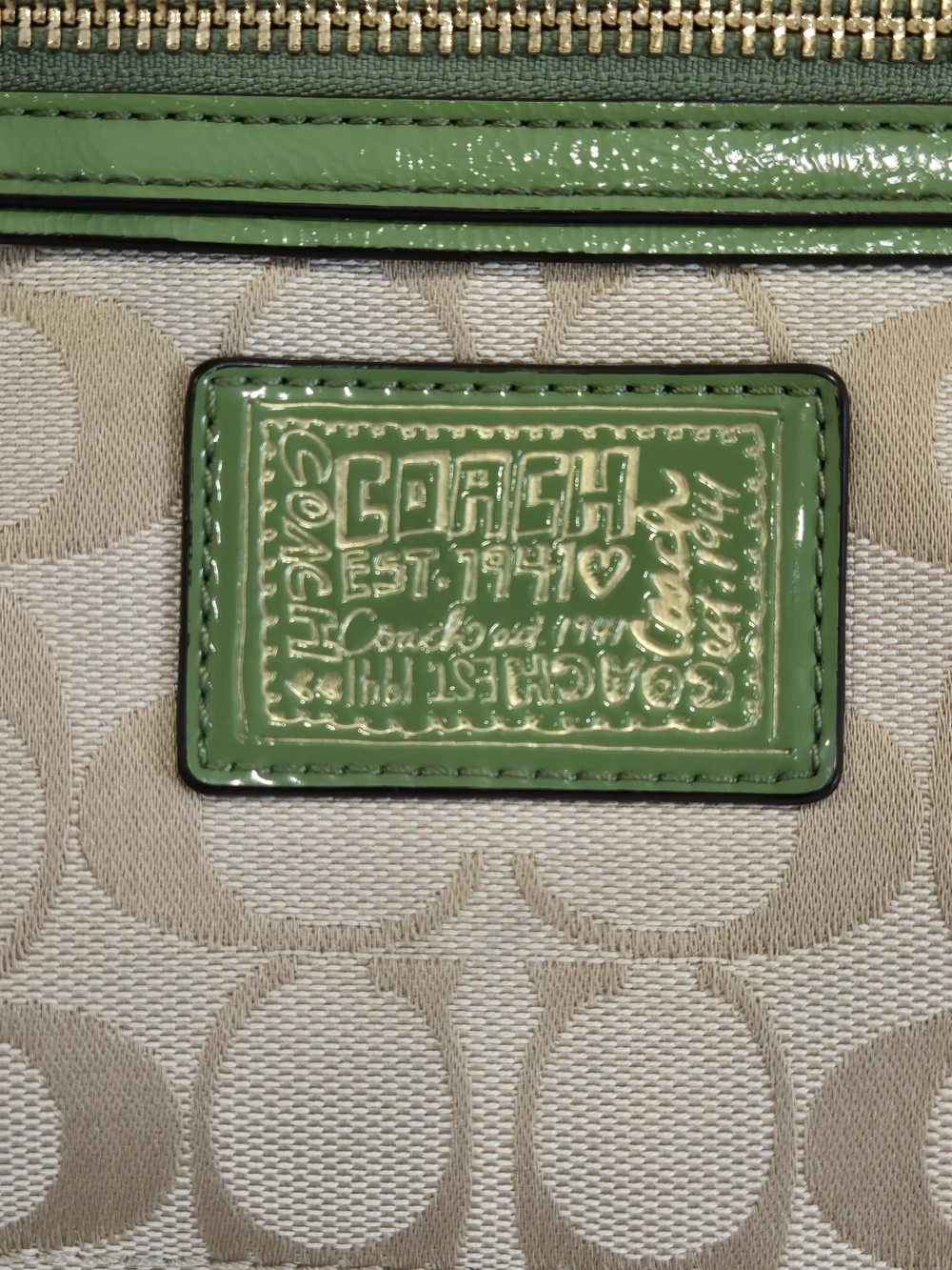 Coach crossbody beige